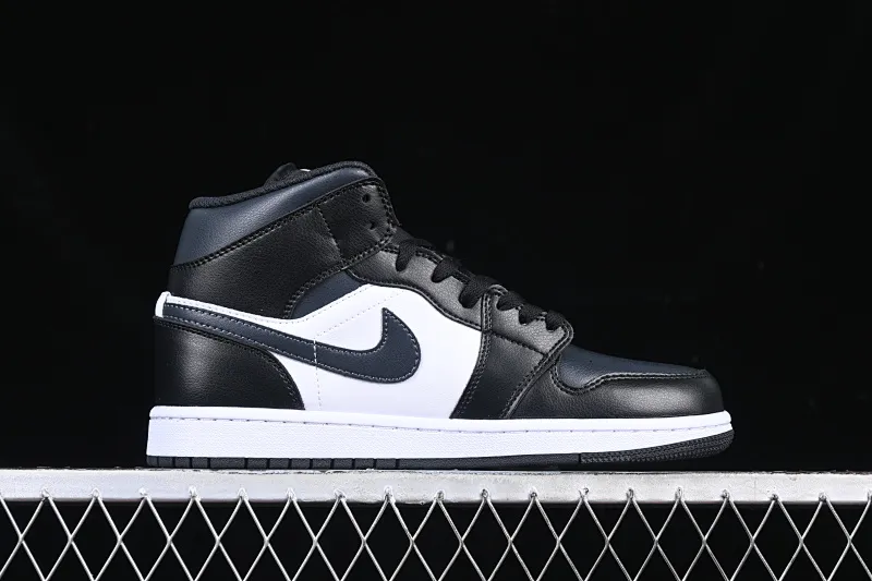 All categories Air Jordan Jordan series basketball shoes Air Jordan 1 Mid Air Jordan 1 Mid AJ1 Joe 1 black and white gray mid-top cultural and casual sneakers DQ8426-010